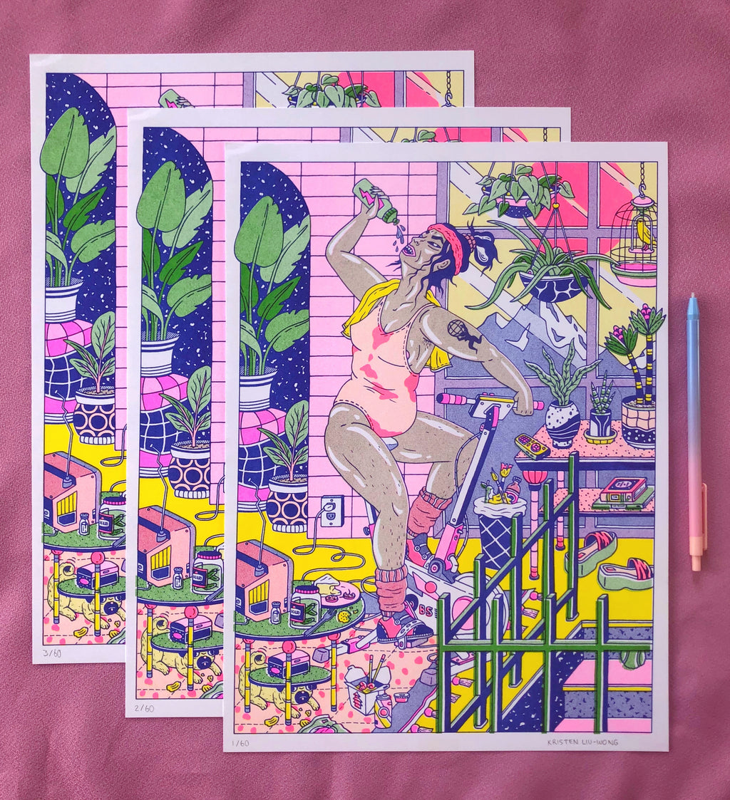 The Price Paid - Risograph Print