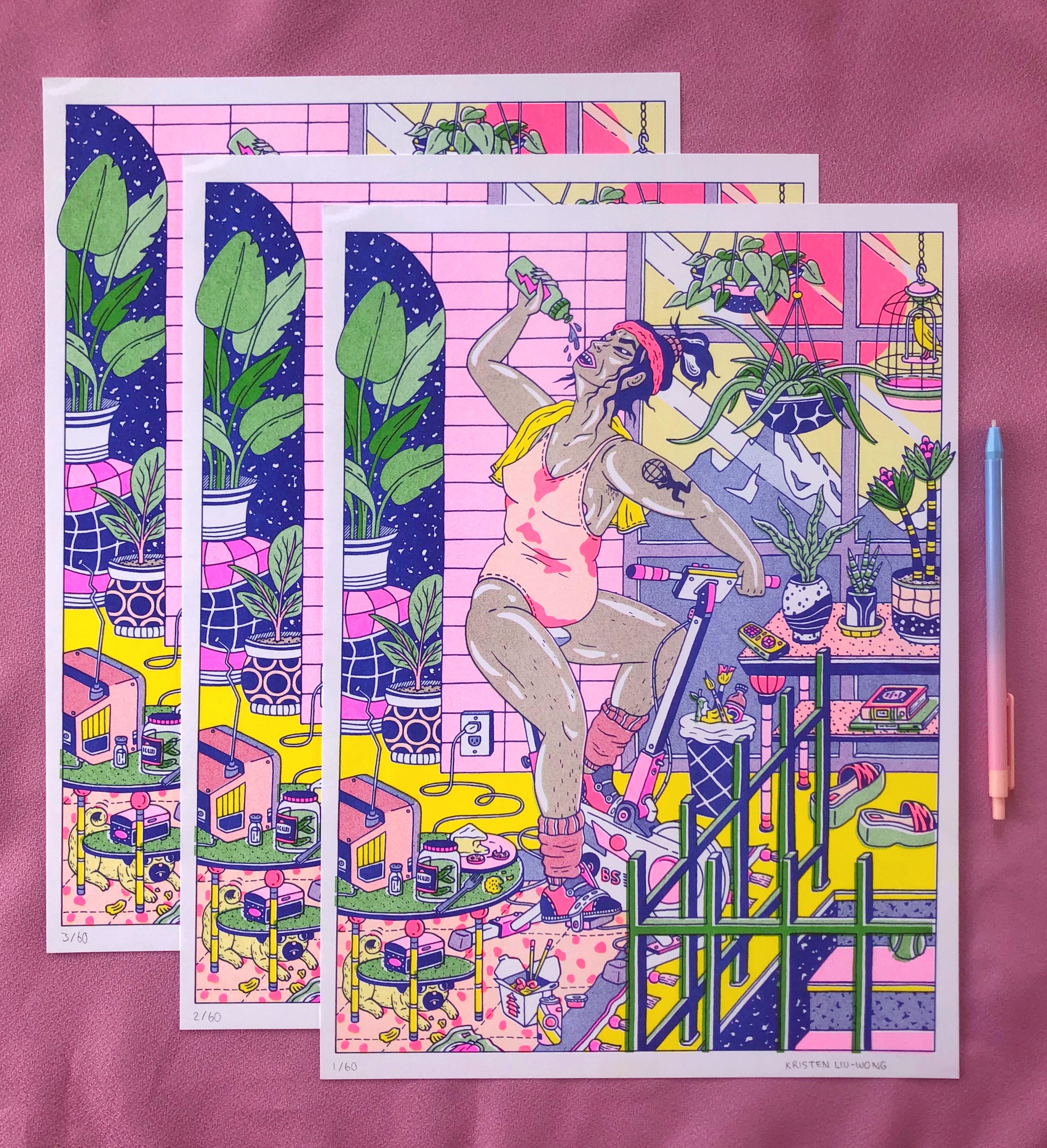 The Price Paid - Risograph Print