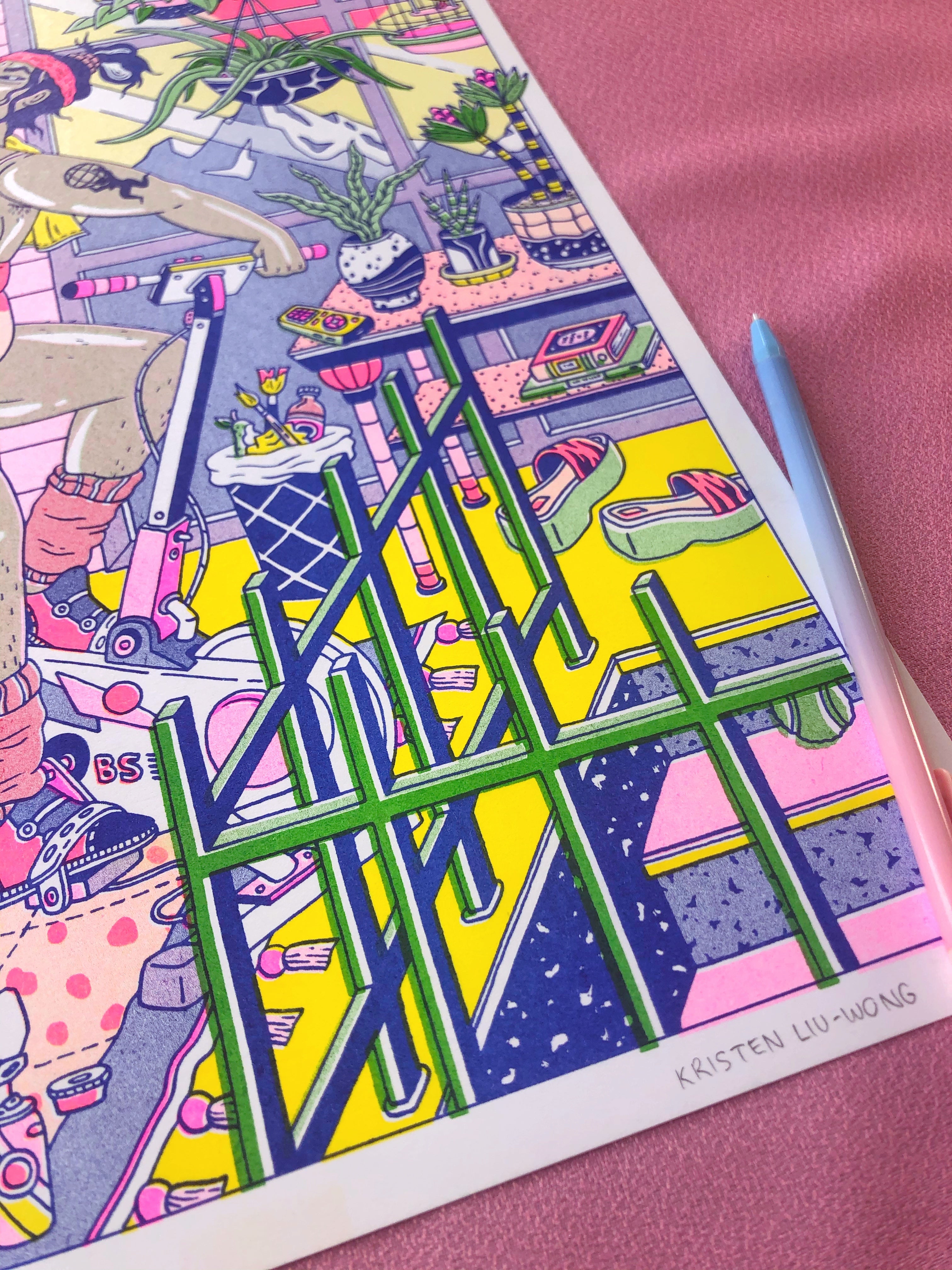 The Price Paid - Risograph Print