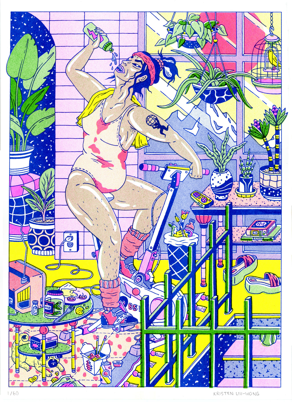 The Price Paid - Risograph Print