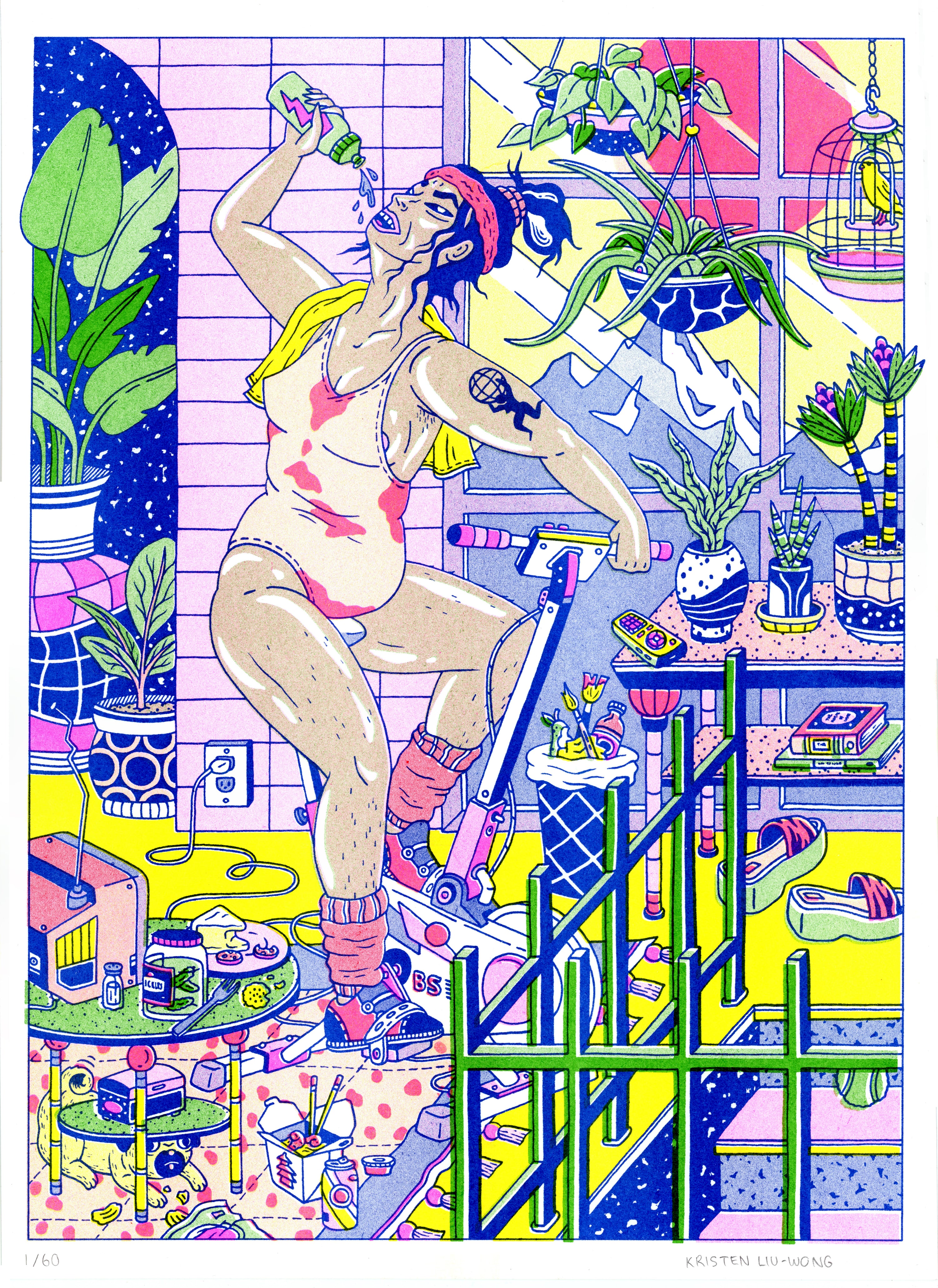The Price Paid - Risograph Print